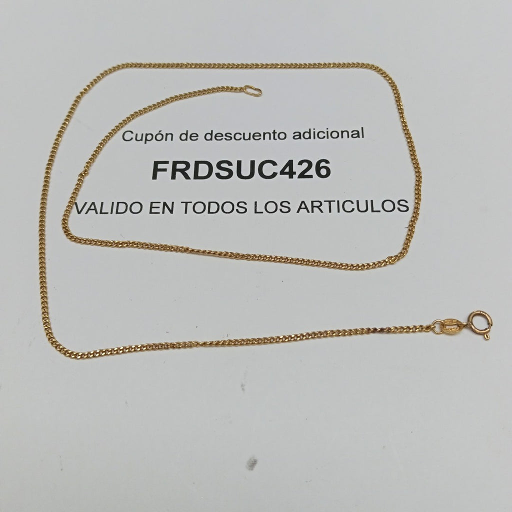 CADENA ORO 14 K 2.9 GRMS (SEMINUEVO)