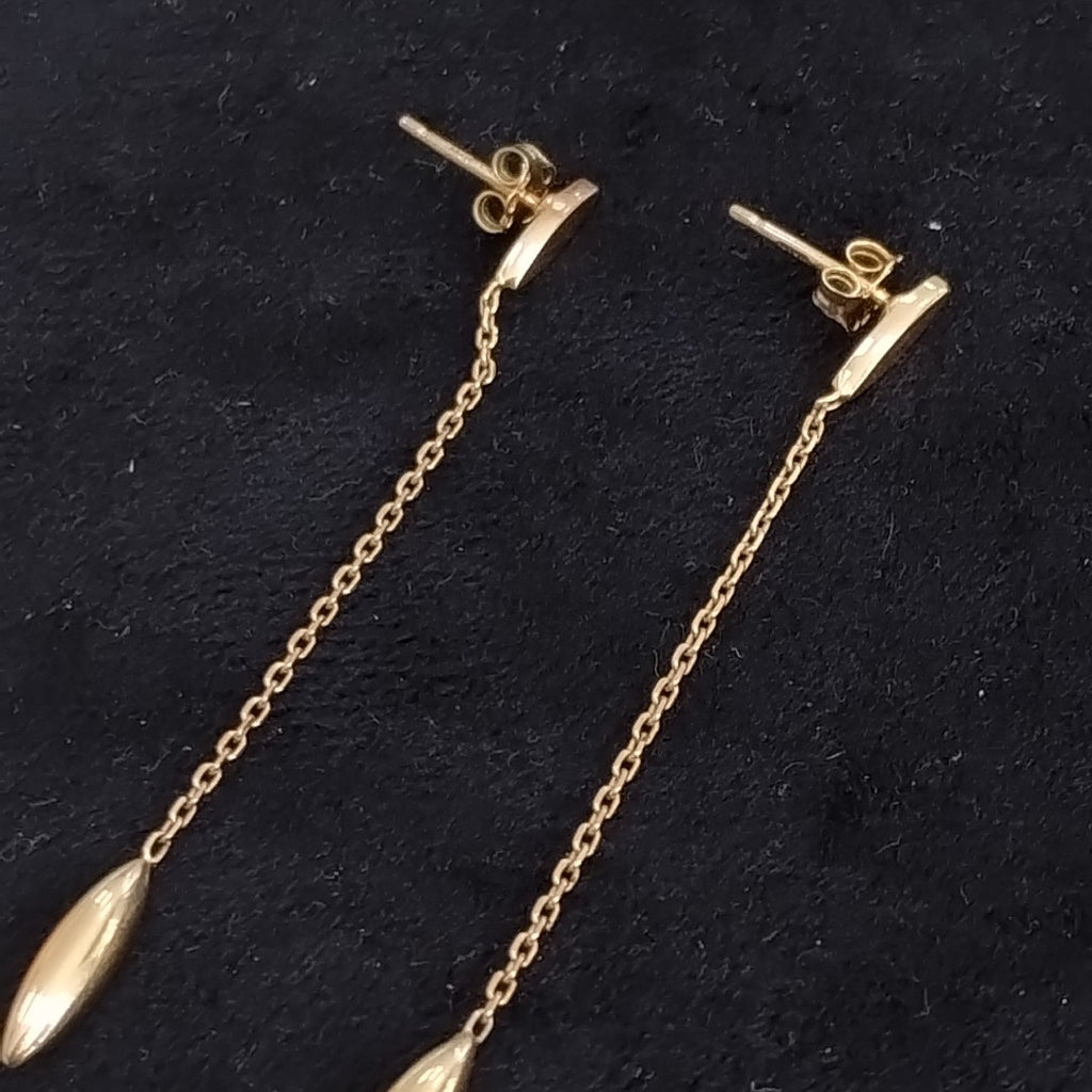 ARETES PAR ORO 10 K 1.7 GRMS (SEMINUEVO)
