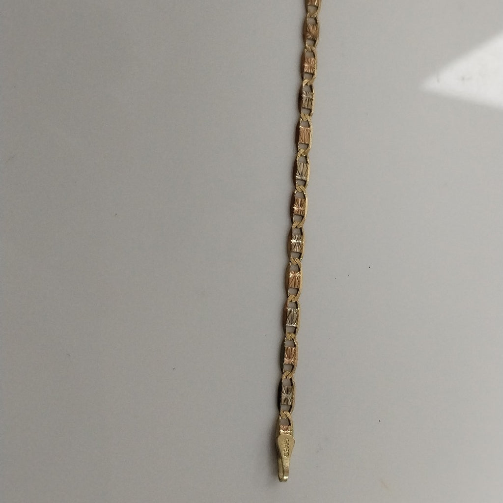 PULSERA ORO COMBINADO 10 K 2,80 GRMS (SEMINUEVO)