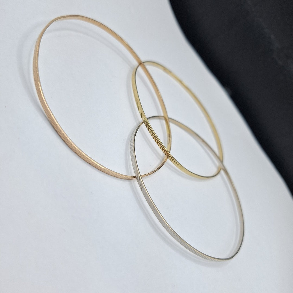 PULSERA RIGIDA ORO 14 K 12.4 GRMS (SEMINUEVO)