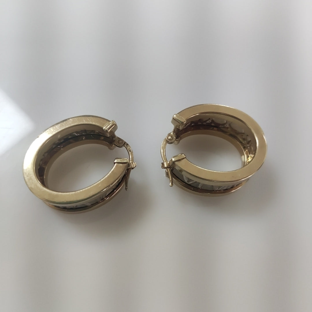 ARRACADAS PAR ORO 14 K 10.1 GRMS (SEMINUEVO)