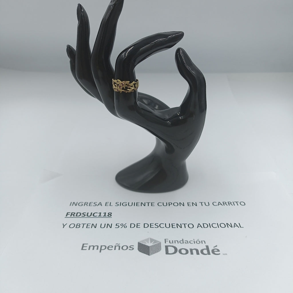 ANILLO ORO 10 K 1.9 GRMS (SEMINUEVO)