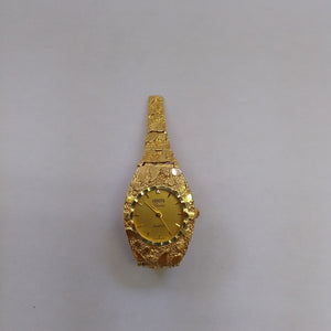 RELOJ CAJA ACERO PULSO ORO ORO 10 K 23.7 GRMS (SEMINUEVO)