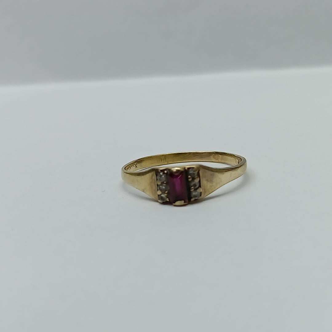 ANILLO ORO 10 K 1,40 GRMS (SEMINUEVO)