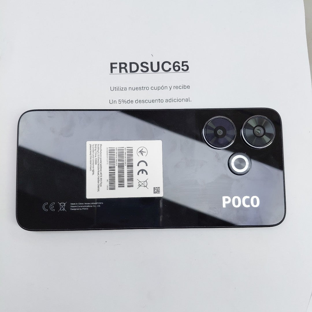 CELULAR XIAOMI POCO M6 2404APC5FG (2023) 128 GB 6 GB RAM (SEMINUEVO)