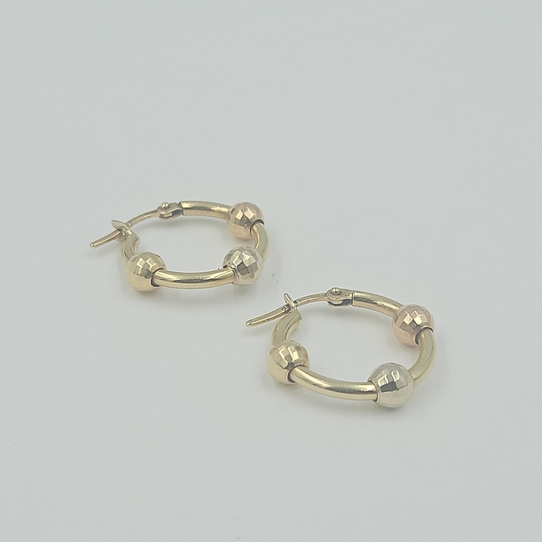 ARRACADAS PAR ORO 14 K 2,70 GRMS (SEMINUEVO)