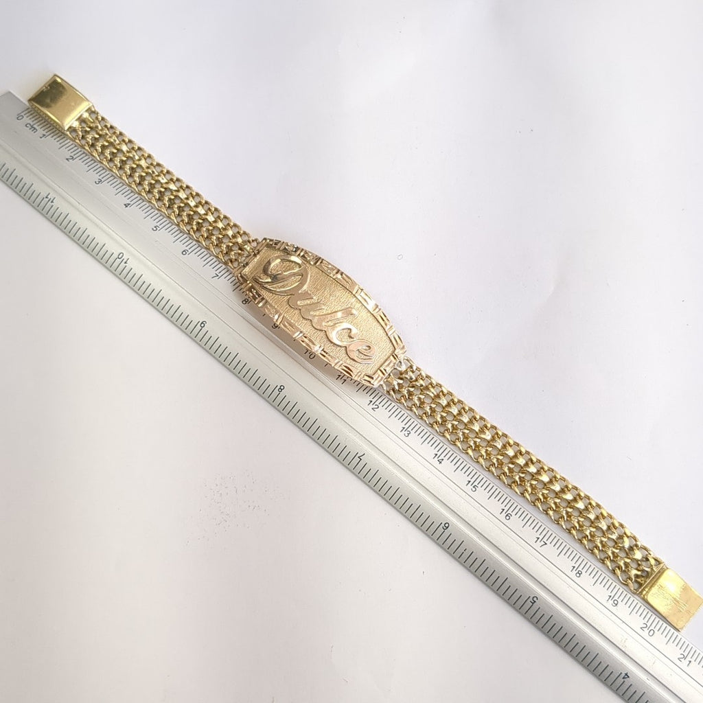 ESCLAVA ORO 10 K 19.7 GRMS (SEMINUEVO)