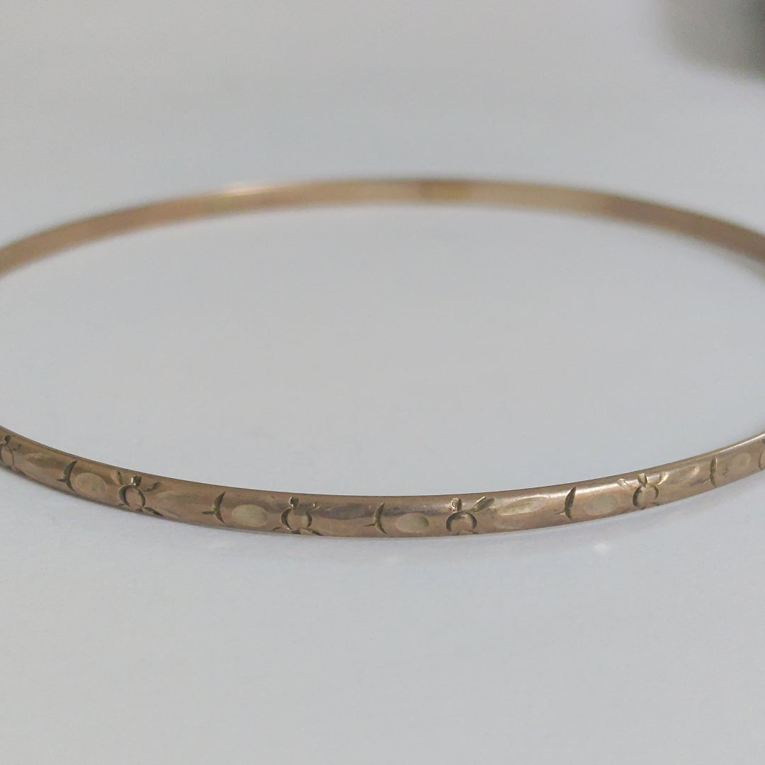 PULSERA RIGIDA ORO 10 K 4.2 GRMS (SEMINUEVO)