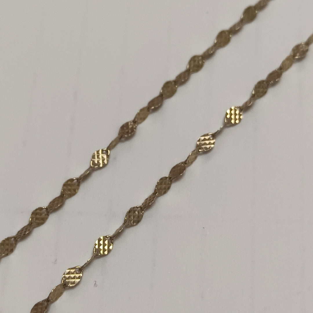 CADENA ORO 14 K 1.6 GRMS (SEMINUEVO)