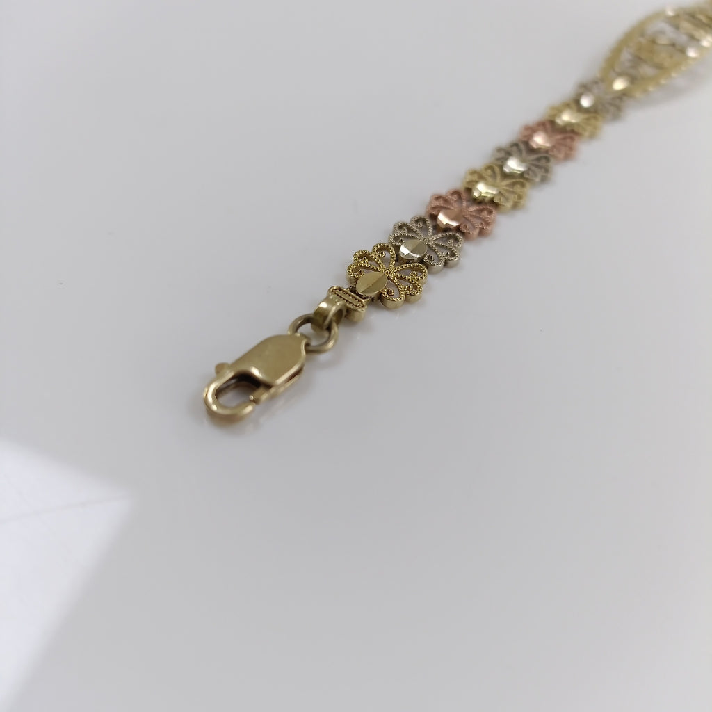 ESCLAVA,PULSERA ORO 10 K 7,10 GRMS (SEMINUEVO)