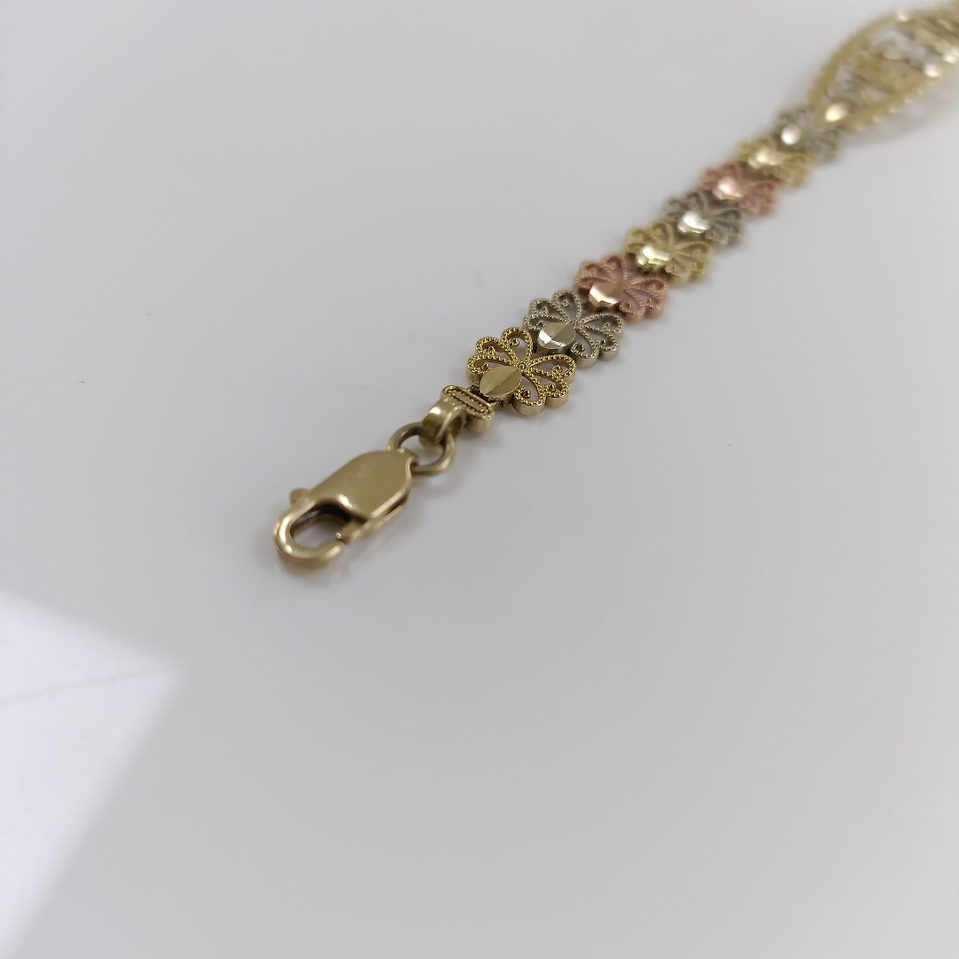 ESCLAVA,PULSERA ORO 10 K 7,10 GRMS (SEMINUEVO)