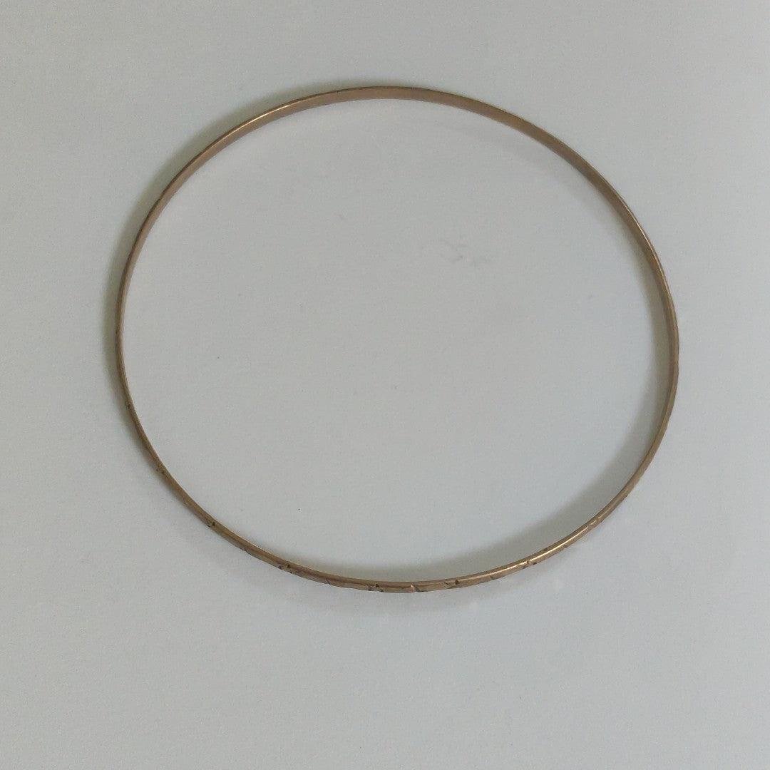 PULSERA RIGIDA ORO 10 K 4 GRMS (SEMINUEVO)