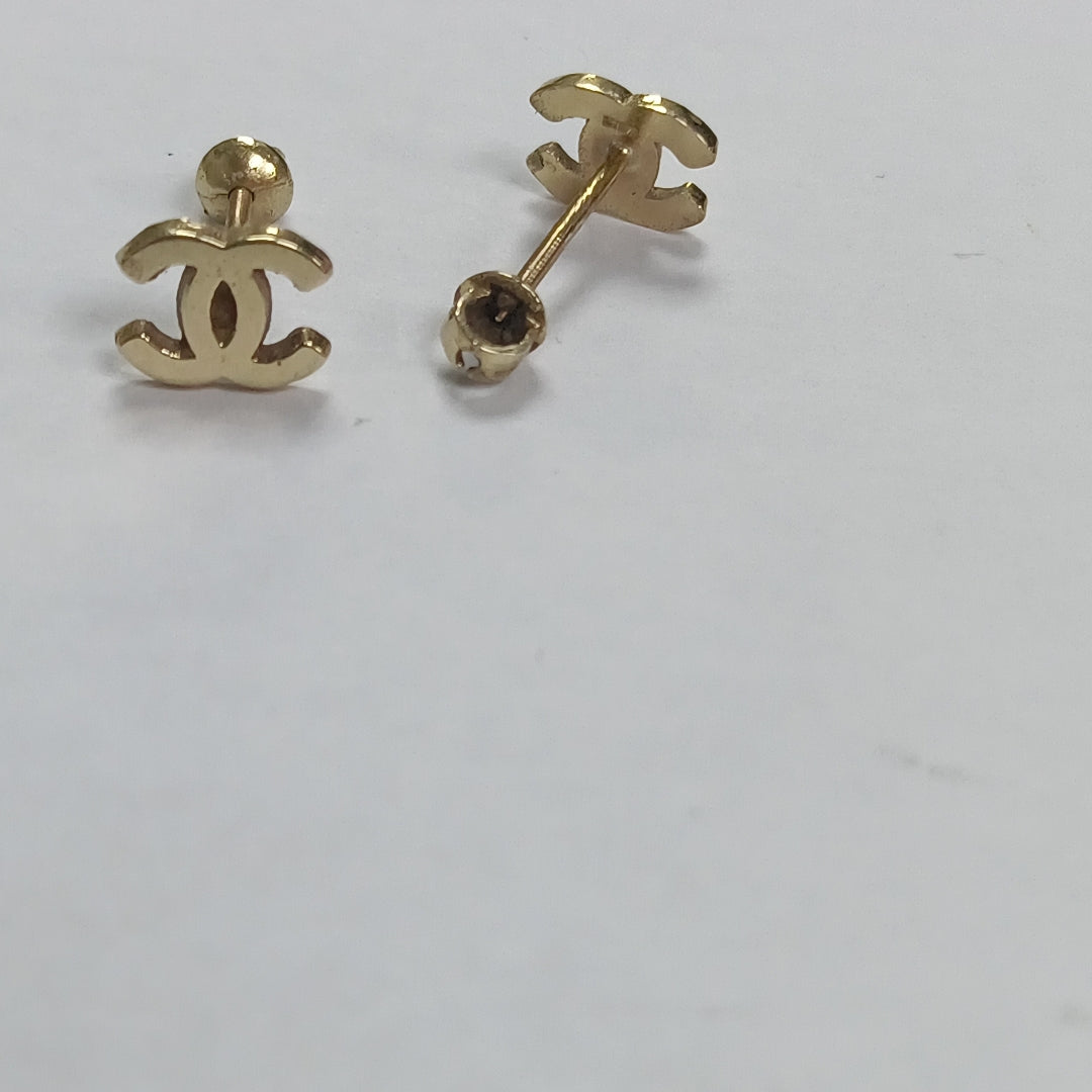 BROQUELES PAR ORO 14 K 1.4 GRMS (SEMINUEVO)