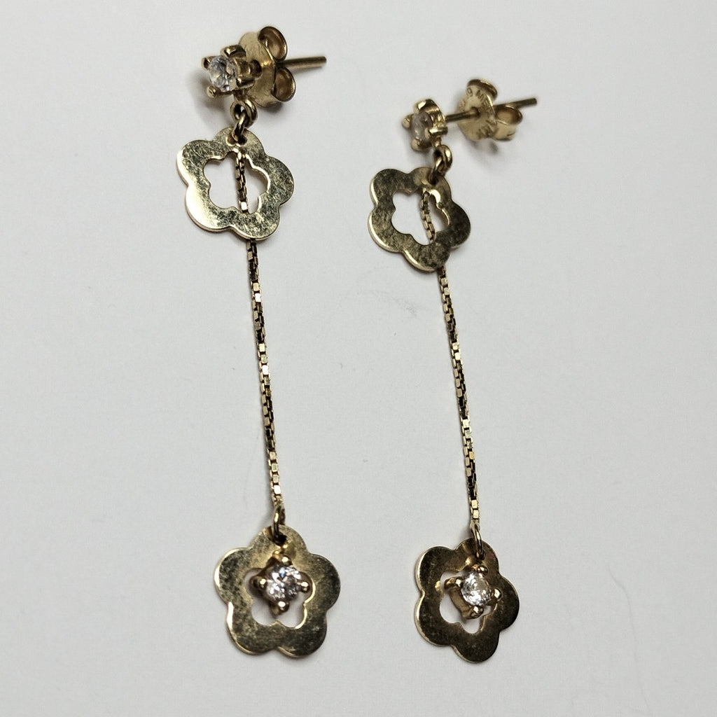ARETES PAR ORO 14 K 2 GRMS (SEMINUEVO)