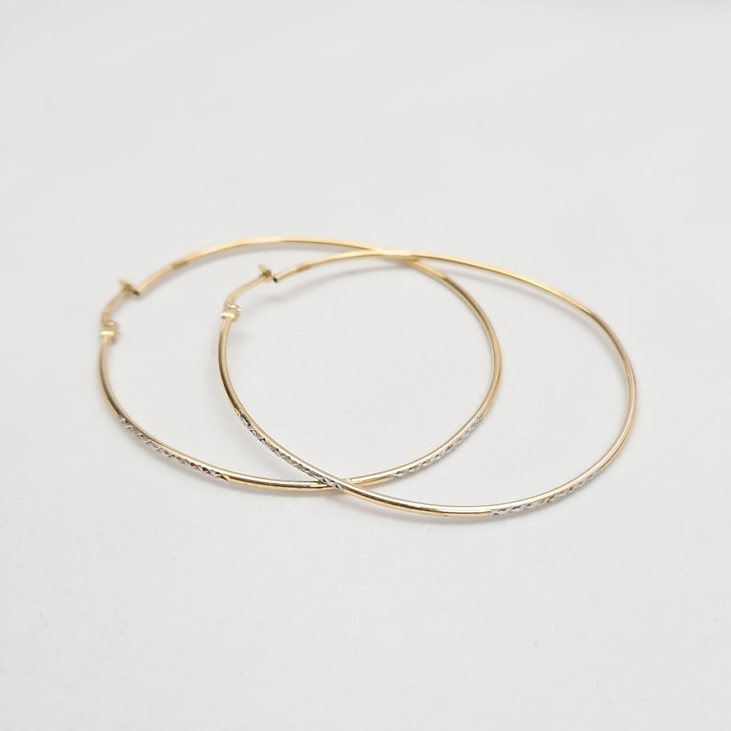 ARRACADAS PAR ORO 14 K 2.4 GRMS (SEMINUEVO)