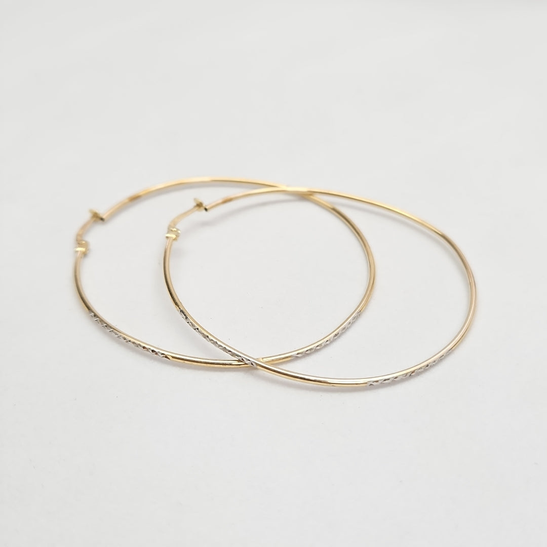 ARRACADAS PAR ORO 14 K 2.4 GRMS (SEMINUEVO)
