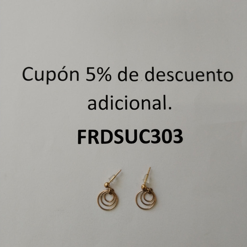 BROQUELES PAR ORO 10 K 1,20 GRMS (SEMINUEVO)