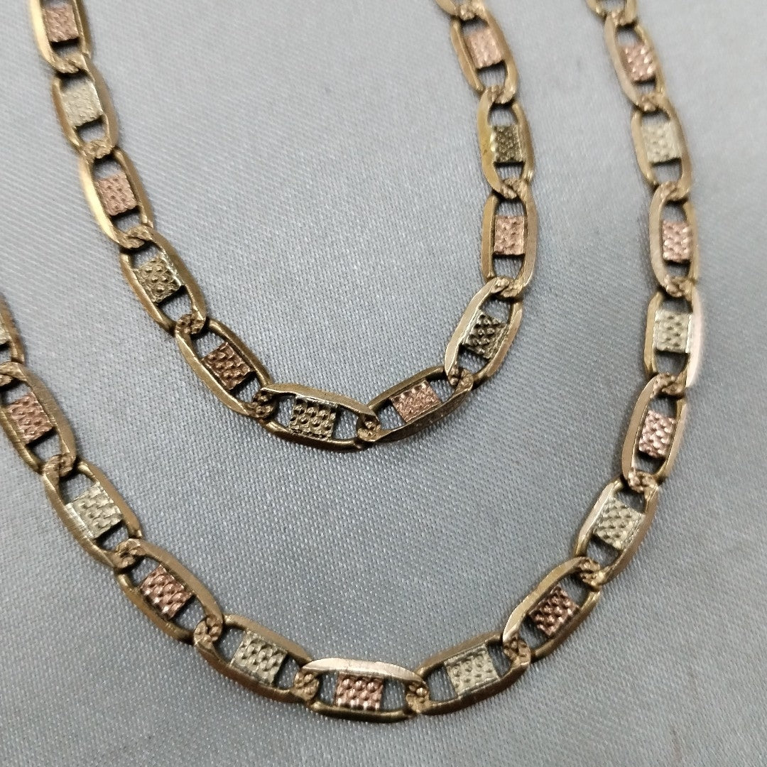 CADENA ORO,ORO COMBINADO 10 K 12,40 GRMS (SEMINUEVO)