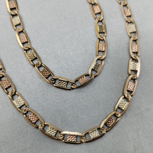 CADENA ORO,ORO COMBINADO 10 K 12,40 GRMS (SEMINUEVO)