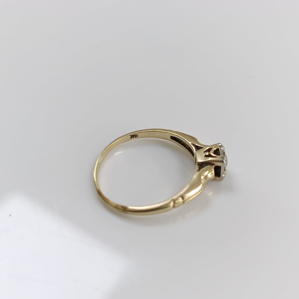 SOLITARIO ORO 14 K 1.2 GRMS (SEMINUEVO)