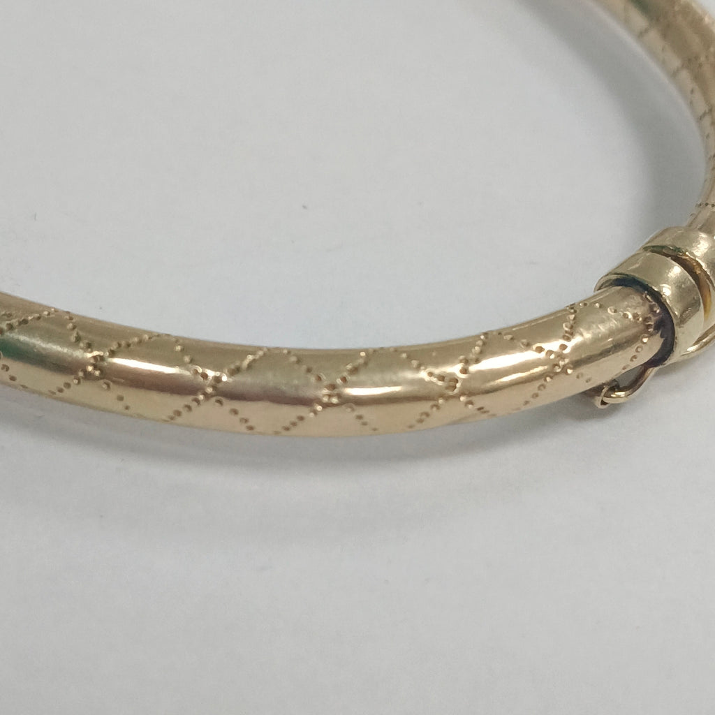 PULSERA RIGIDA ORO 10 K 5,00 GRMS (SEMINUEVO)