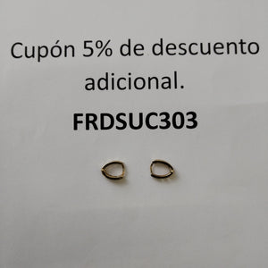 ARRACADAS PAR ORO 10 K 0.7 GRMS (SEMINUEVO)