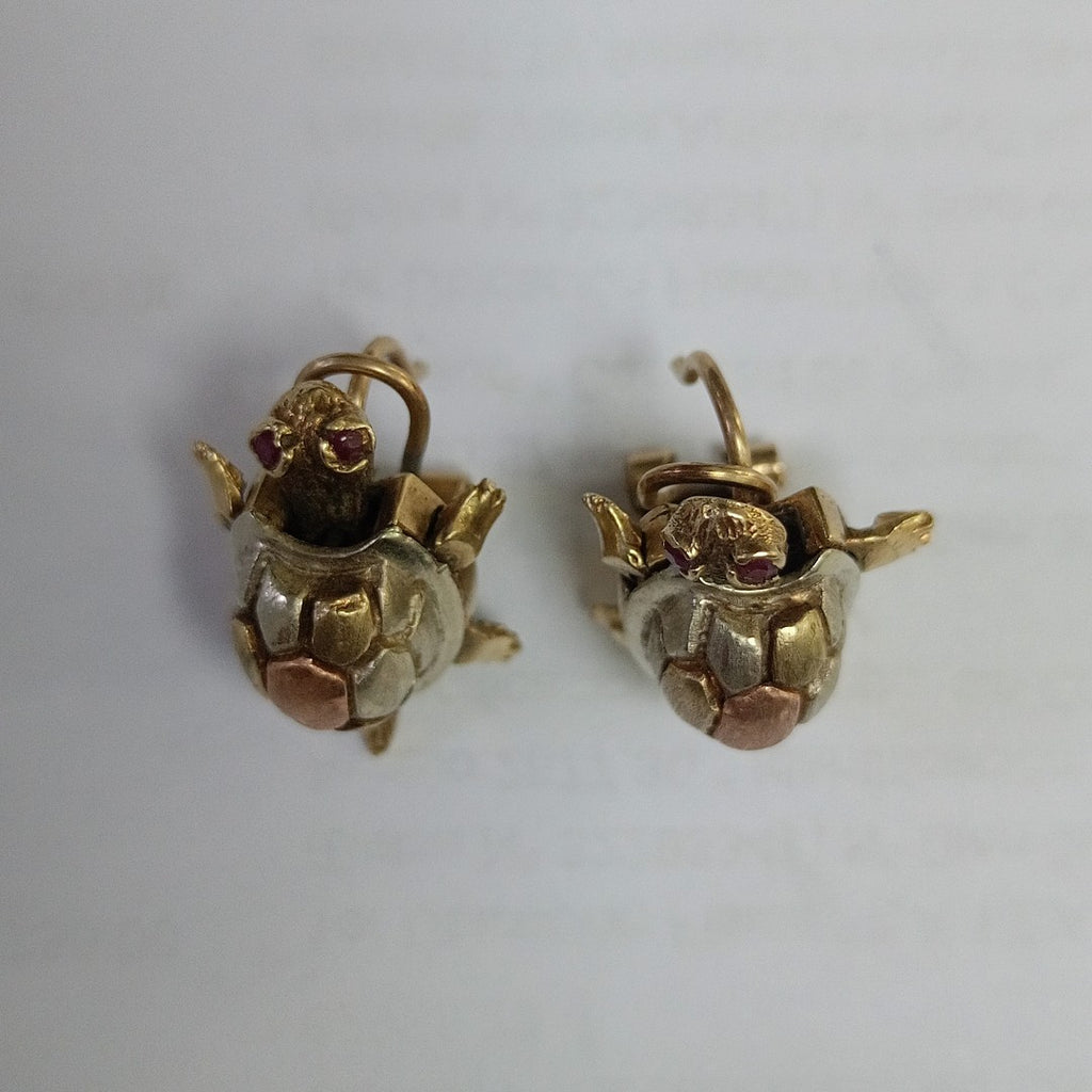 ARETES PAR ORO 10 K 6 GRMS (SEMINUEVO)