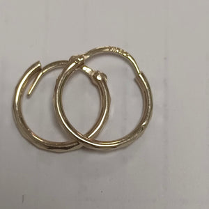 ARRACADAS PAR ORO 14 K 0,90 GRMS (SEMINUEVO)
