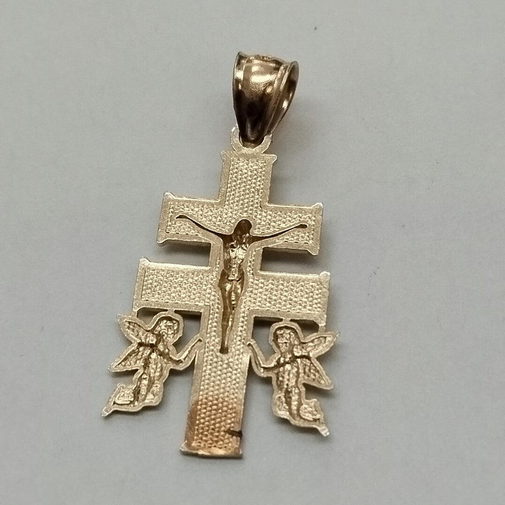 CRUZ DE CARAVACA ORO 14 K 2,80 GRMS (SEMINUEVO)