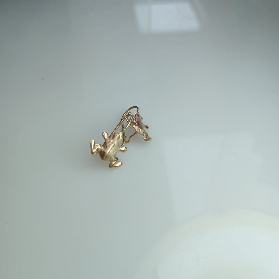 ARETES PAR ORO 10 K 1,10 GRMS (SEMINUEVO)