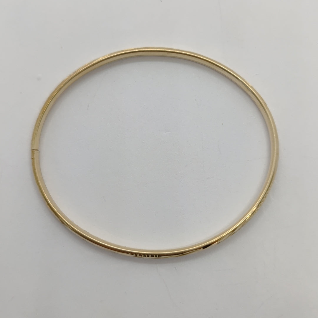 PULSERA RIGIDA ORO 10 K 3.1 GRMS (SEMINUEVO)