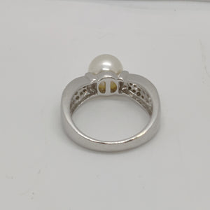 ANILLITO ORO BLANCO 14 K 4.6 GRMS (SEMINUEVO)