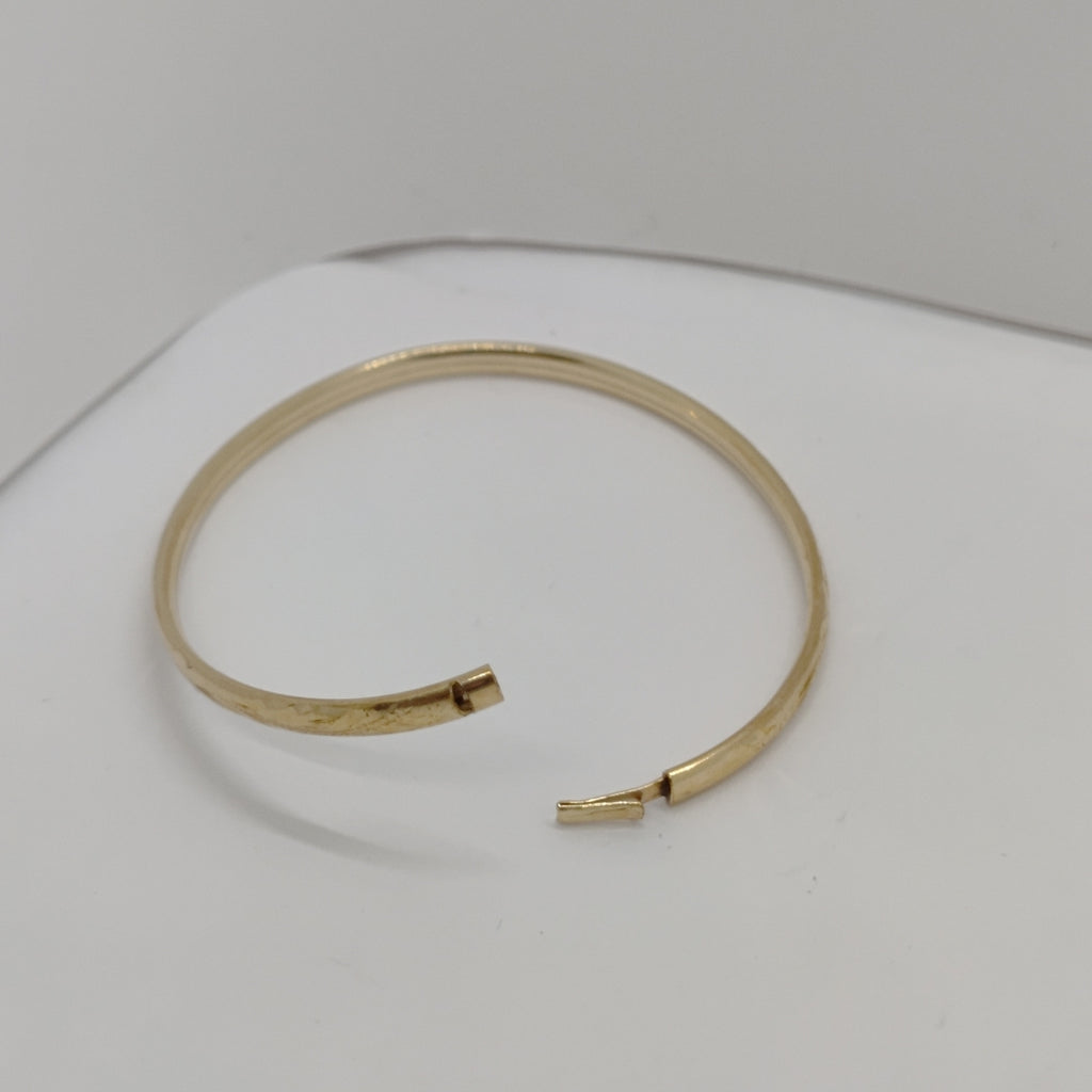 PULSERA RIGIDA ORO 10 K 3 GRMS (SEMINUEVO)