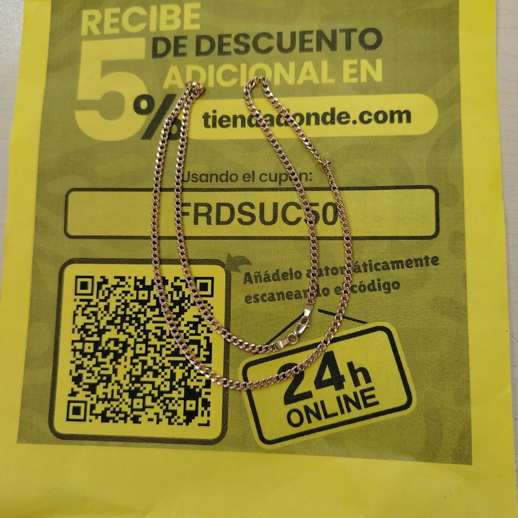CADENA ORO 14 K 8 GRMS (SEMINUEVO)