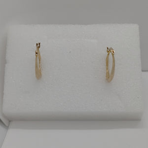 ARRACADAS PAR ORO 14 K 1.2 GRMS (SEMINUEVO)