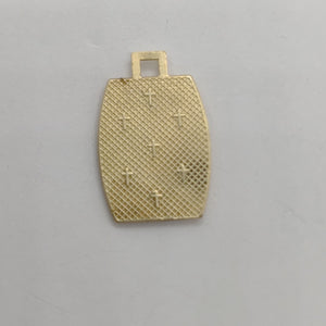 MEDALLA PERSONAL ORO 10 K 2.5 GRMS (SEMINUEVO)