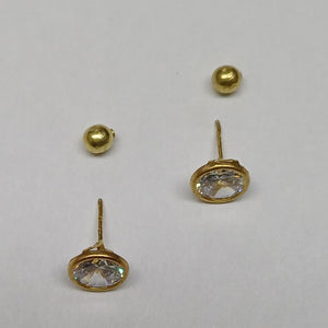 ARETES PAR ORO 10 K 1.4 GRMS (SEMINUEVO)