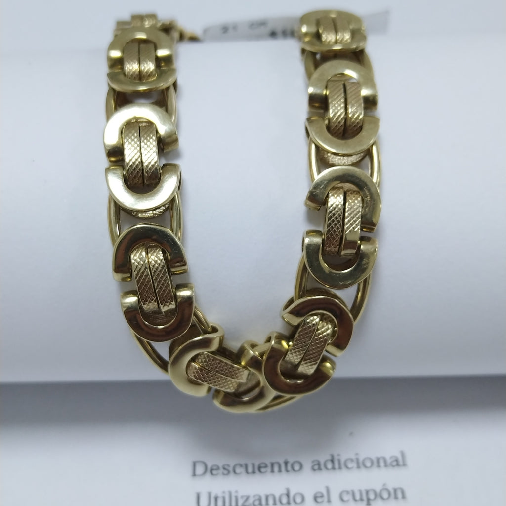 PULSERAS CABALLERO ORO 10K 13.8 (NUEVO)