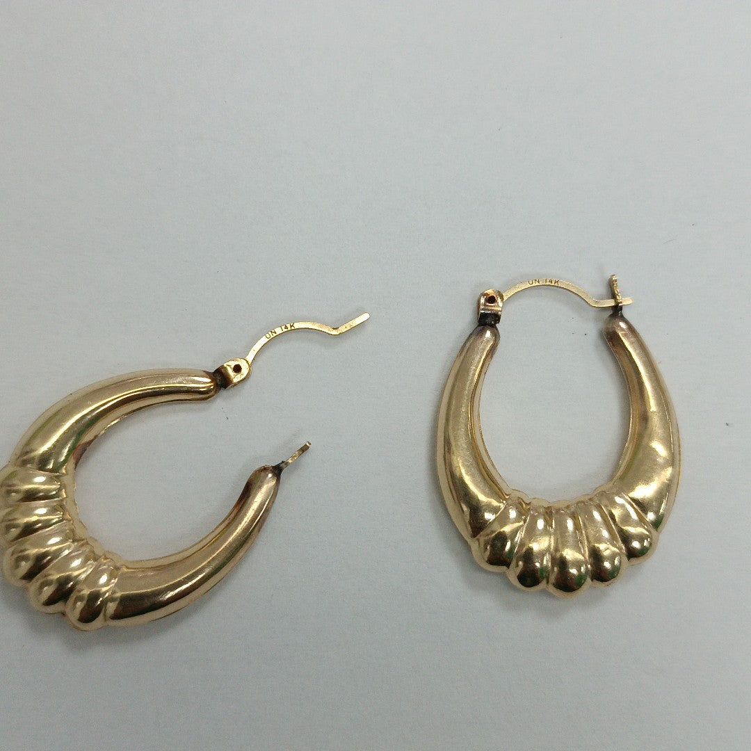 ARETES PAR ORO 14 K 3,60 GRMS (SEMINUEVO)
