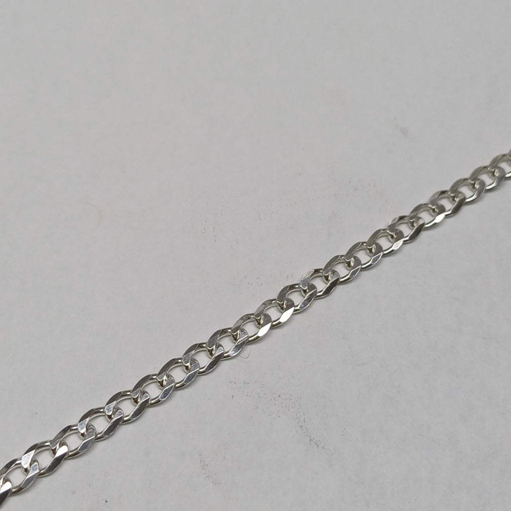 PULSERA BARBADA PLATA .925 21 CM 4.2 GR (NUEVO)
