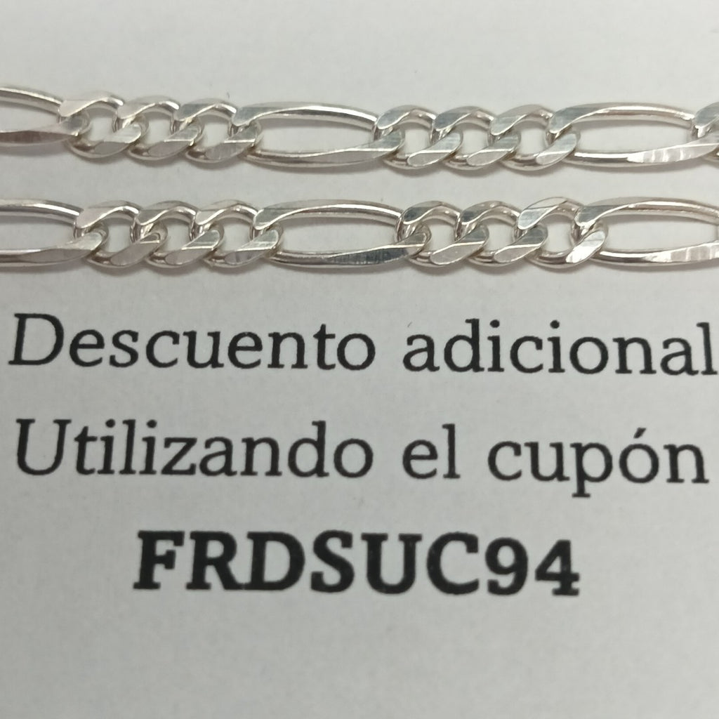 CADENA 3X1 PLATA .925 55 CM 7.12 GR (NUEVO)