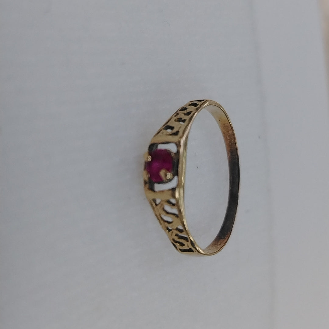 ANILLO ORO 10 K 1.1 GRMS (SEMINUEVO)