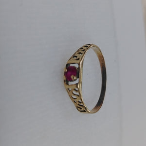ANILLO ORO 10 K 1.1 GRMS (SEMINUEVO)