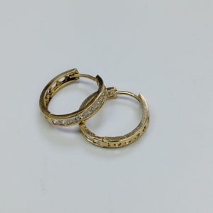 ARRACADAS PAR ORO 14 K 1.7 GRMS (SEMINUEVO)
