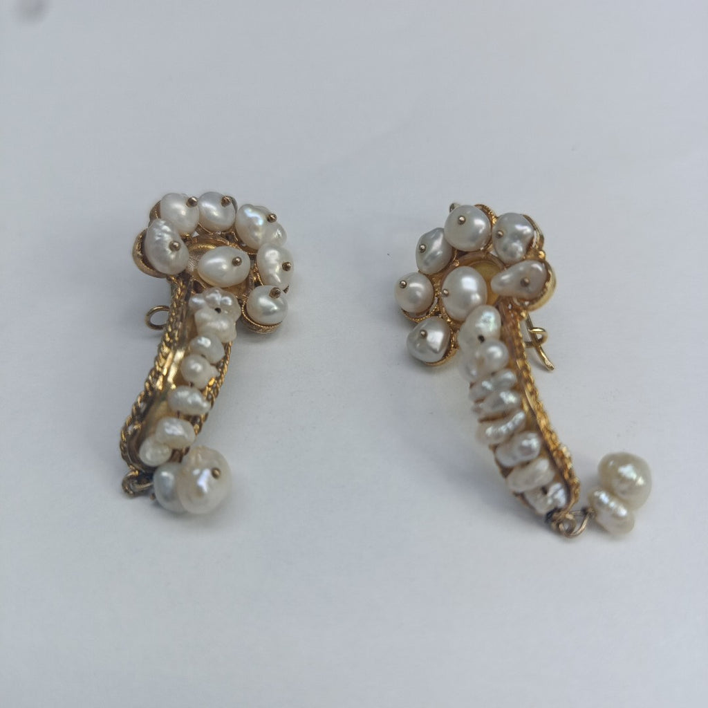 ARETES PAR ORO 10 K 8,60 GRMS (SEMINUEVO)