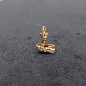 ARETES PAR ORO 10 K 2.4 GRMS (SEMINUEVO)