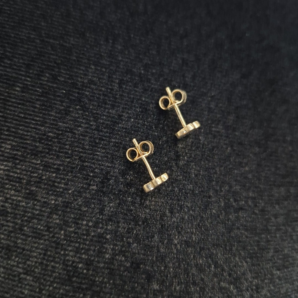 BROQUELES PAR ORO 14 K 1,20 GRMS (SEMINUEVO)