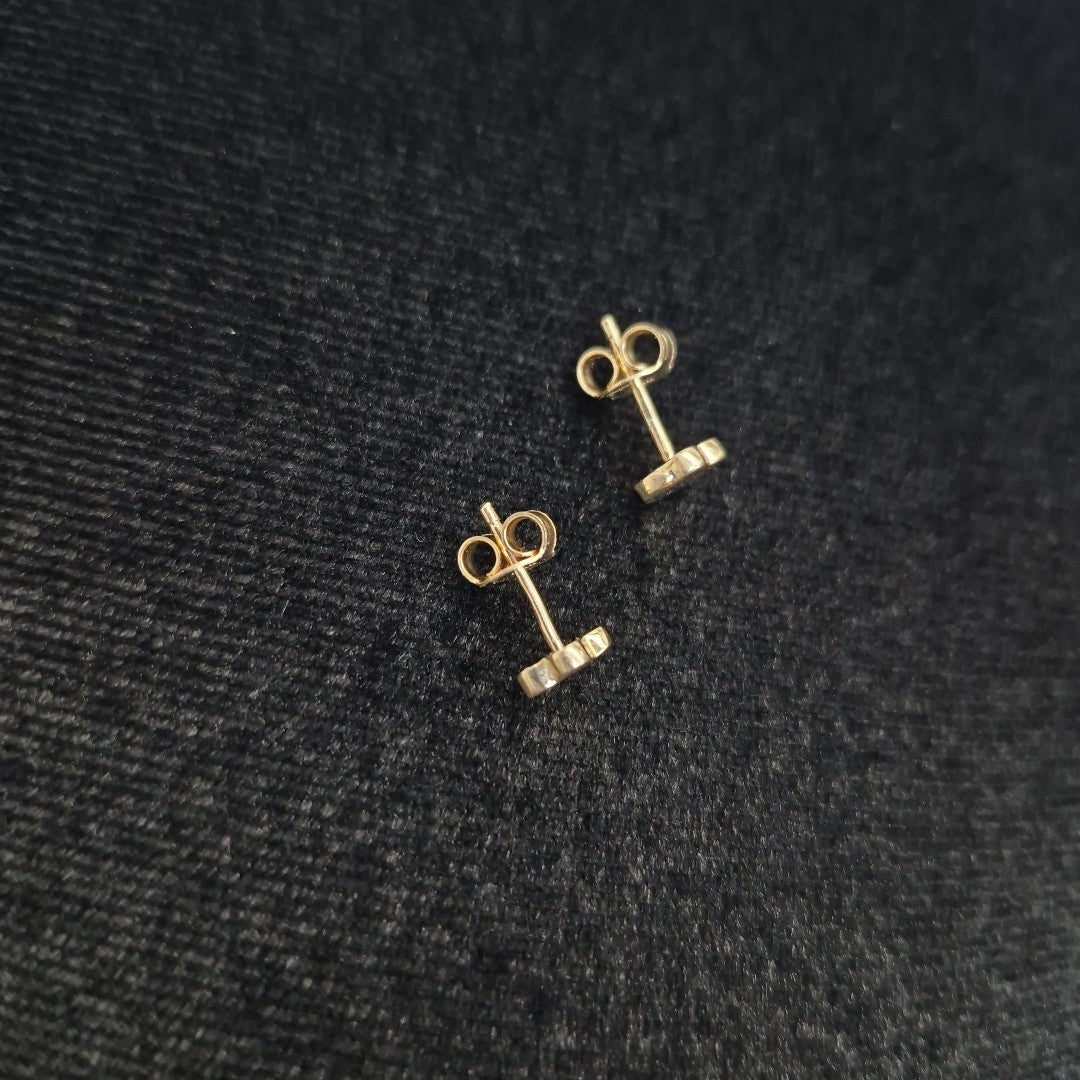 BROQUELES PAR ORO 14 K 1,20 GRMS (SEMINUEVO)