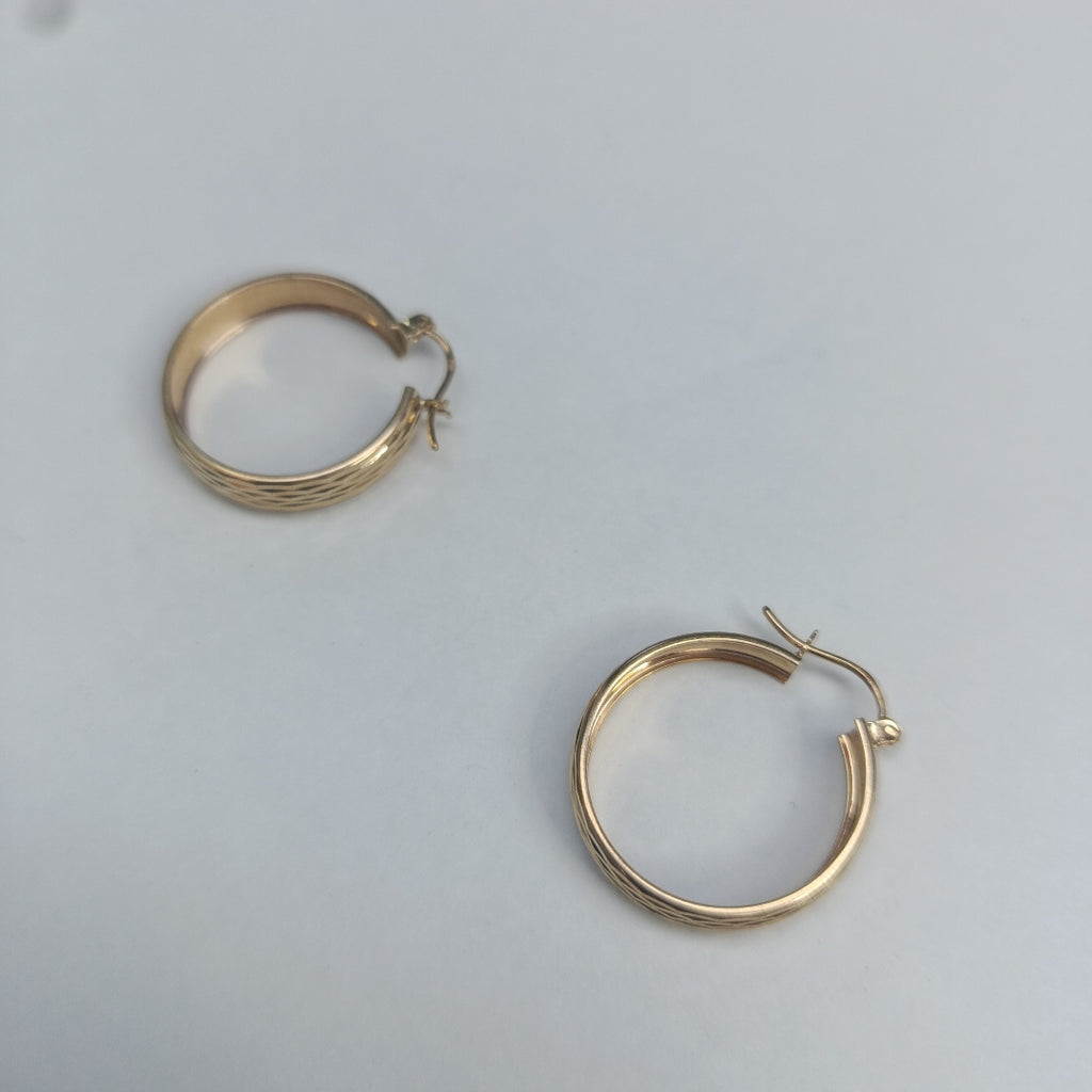 ARRACADAS PAR ORO 14 K 2.9 GRMS (SEMINUEVO)