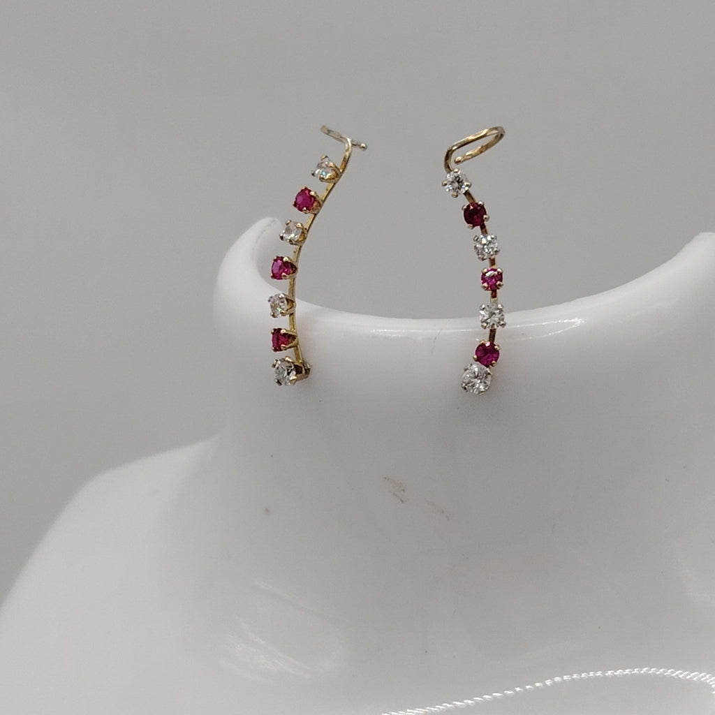 ARETES PAR ORO 10 K 1.1 GRMS (SEMINUEVO)